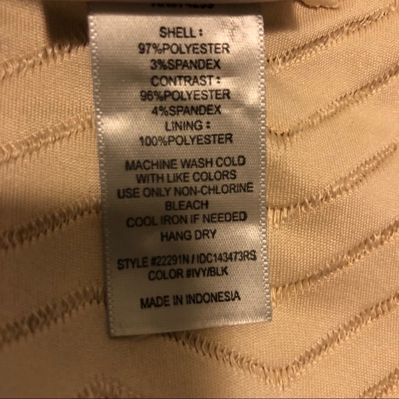 Sweet Storm party dress. Ivory/Black - size L - Picture 6 of 9